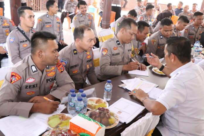 Polres Simeulue Melakukan Audit Kinerja Tahap I Aspek Perencanaan dan Pengorganisasian